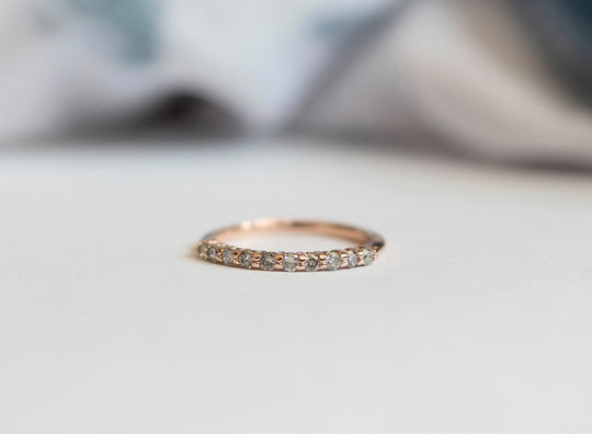 Churumbela Iris diamantes salt and pepper 14k