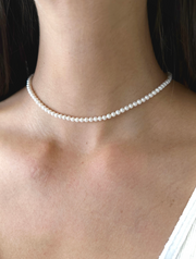 Collar de perlas 4mm 14k