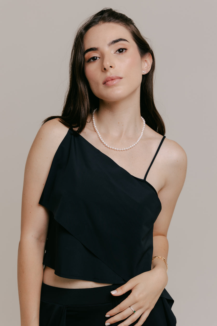 Collar de perlas 5mm 14k