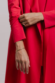Pulsera barbada 14k