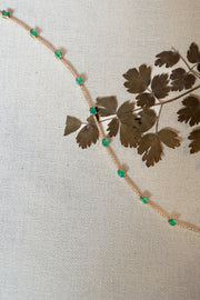 Pulsera esmeraldas 2ct y diamantes 0.6ct 18k