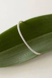 Pulsera tennis flexible diamantes 0.8ct 14k