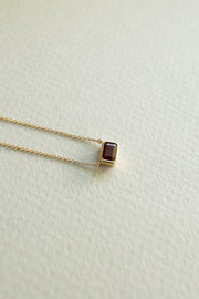 Dije rubi EC 0.55ct con bisel 14k