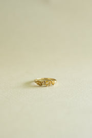 Churumbela diamantes amarillos dif formas 0.6ct 14k