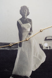 Pulsera Lima | Pulsera diamantes by the yard 0.2ct 14k