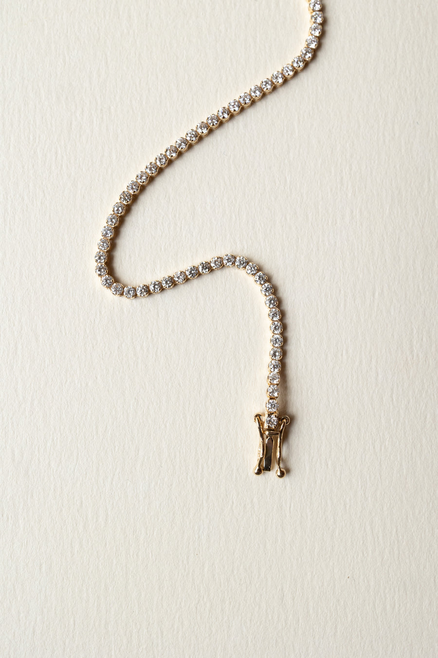 Tennis Praga | Tennis bracelet 3ct light oro amarillo y blanco 18k