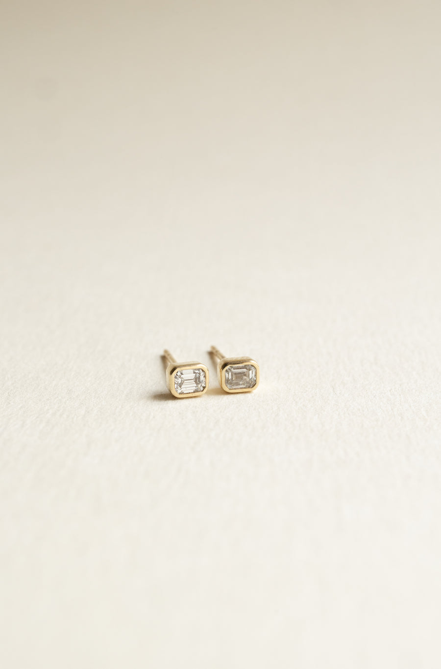 Aretes Sintra | Aretes diamantes EC bisel 0.4ct 14k