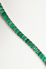 Tennis Cartagena | pulsera tennis esmeraldas EC 12.75 ct