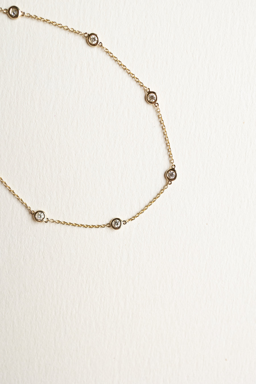 Pulsera Lima | Pulsera diamantes by the yard 0.2ct 14k