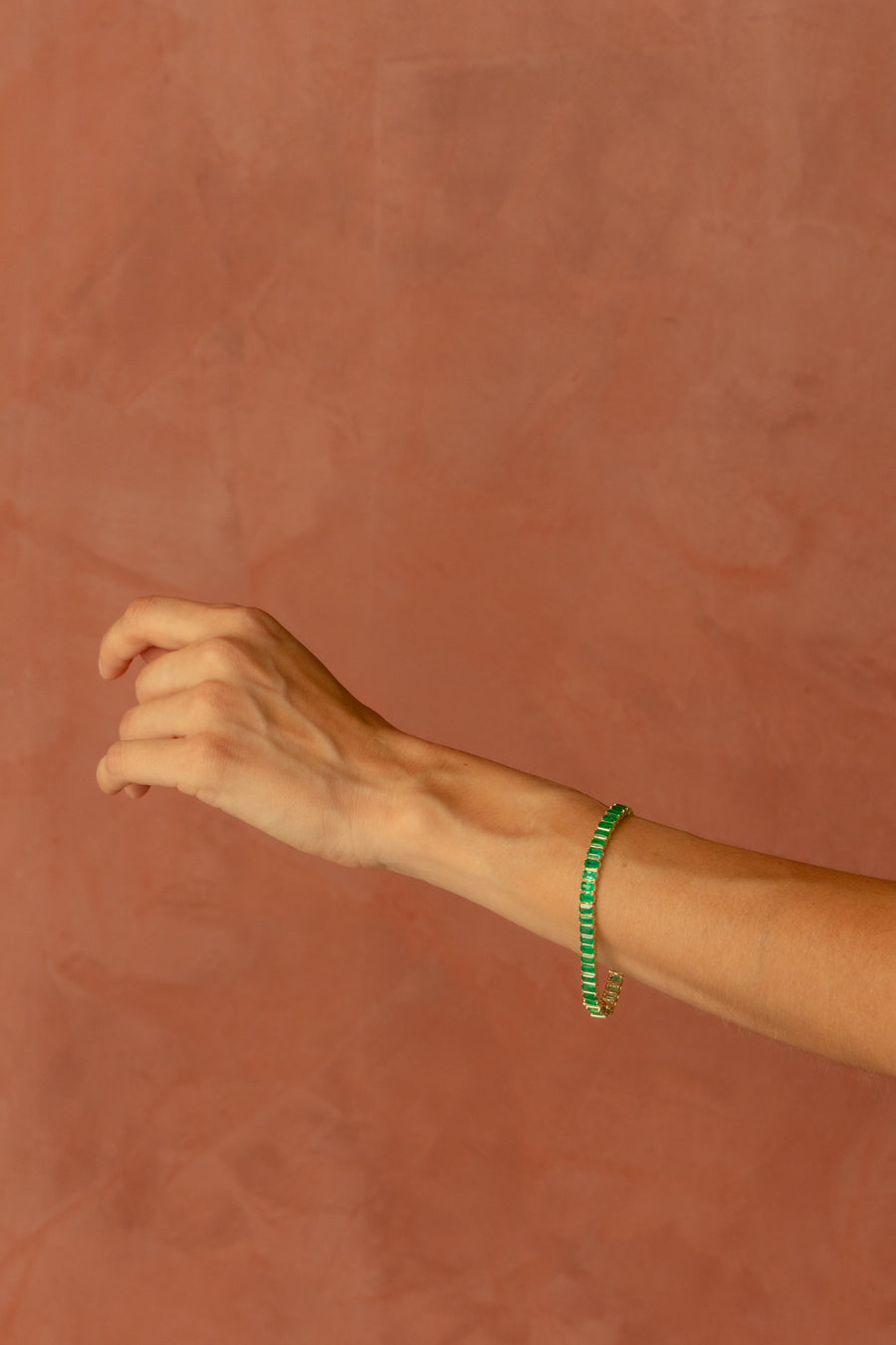 Tennis Cartagena | pulsera tennis esmeraldas EC 12.75 ct