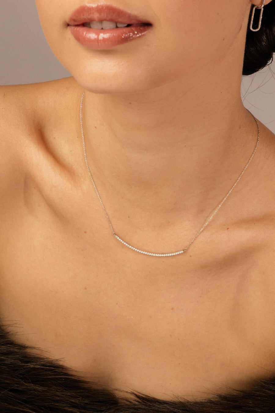 Dije sonrisa diamantes 0.35ct 14k