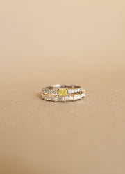 Churumbela diamantes BG y RD 0.5ct 14k