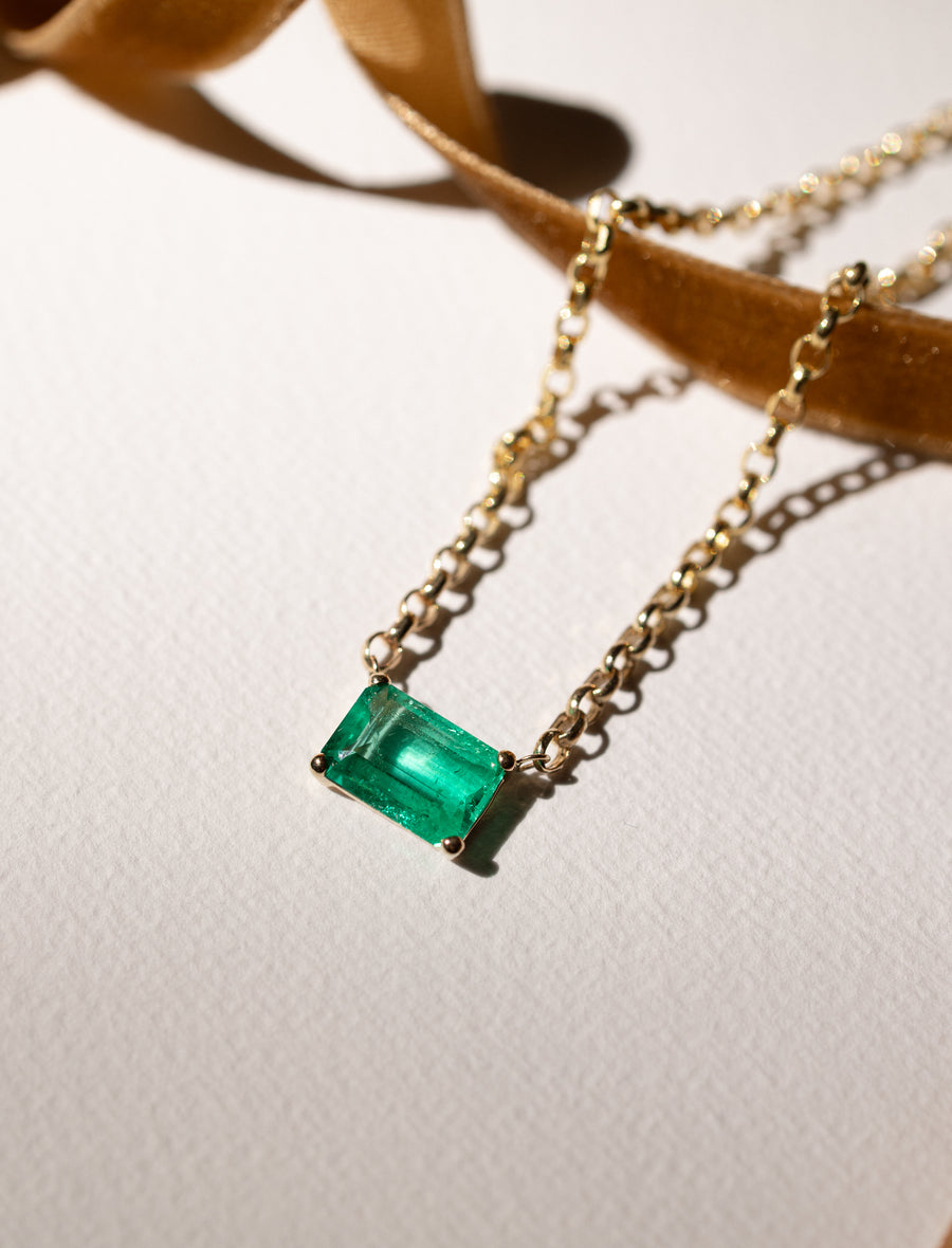 Dije Esmeralda EC 1.63ct 14k