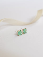 Aretes esmeralda EC 1.29ct 14k