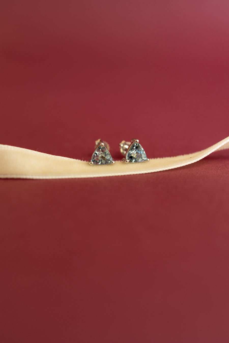 Aretes Aquamarina TR 14k