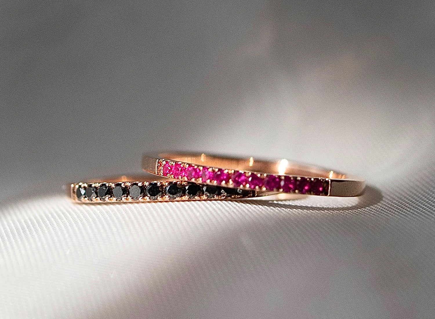 Churumbela Eris Diamantes Negros  14k