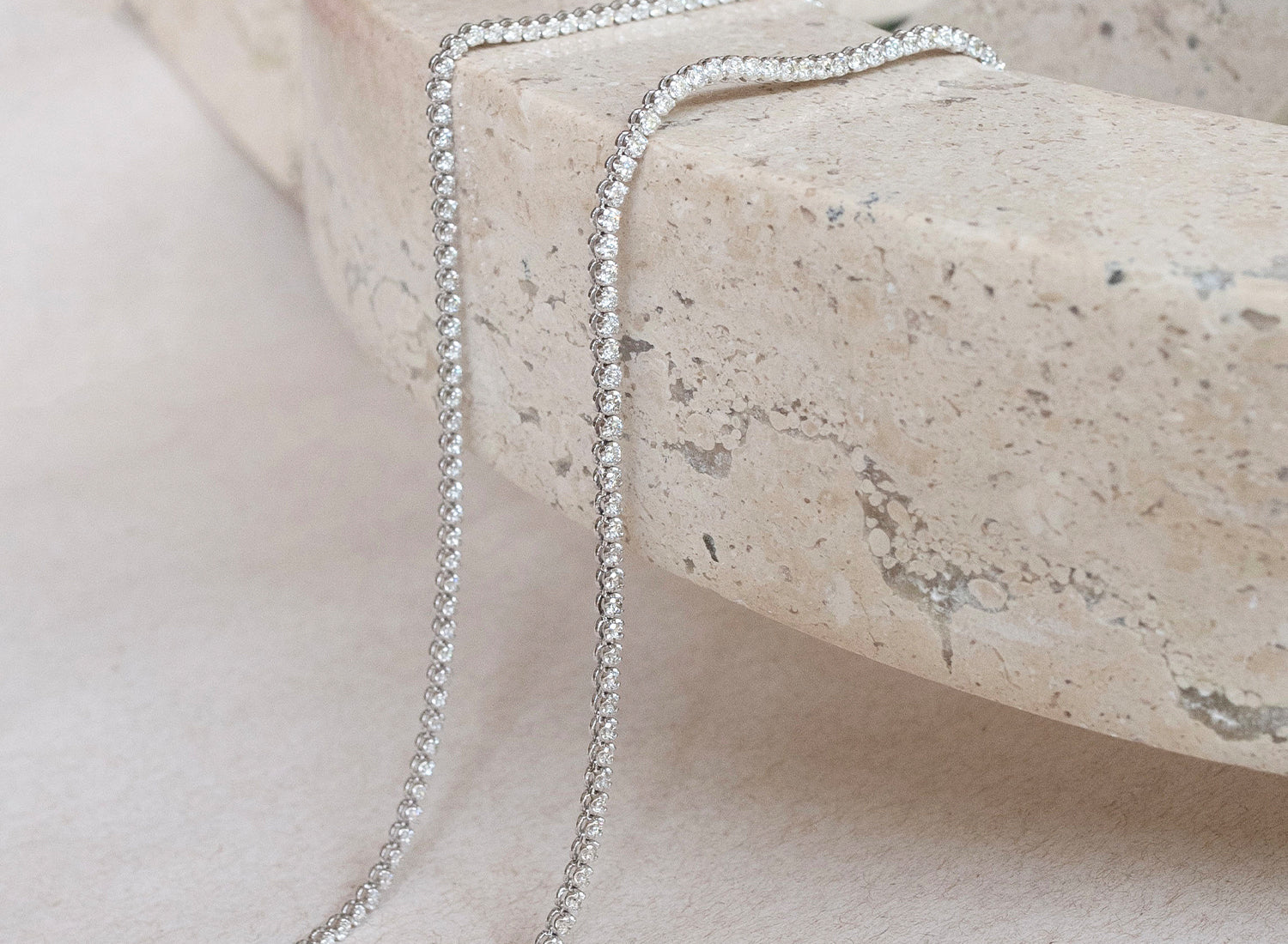 Collar Tennis Diamantes ajustable